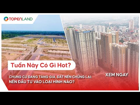 Tuần này có gì hot? I Chung cư đang tăng giá, đất nền chững lại: Nên đầu tư vào loại hình nào?